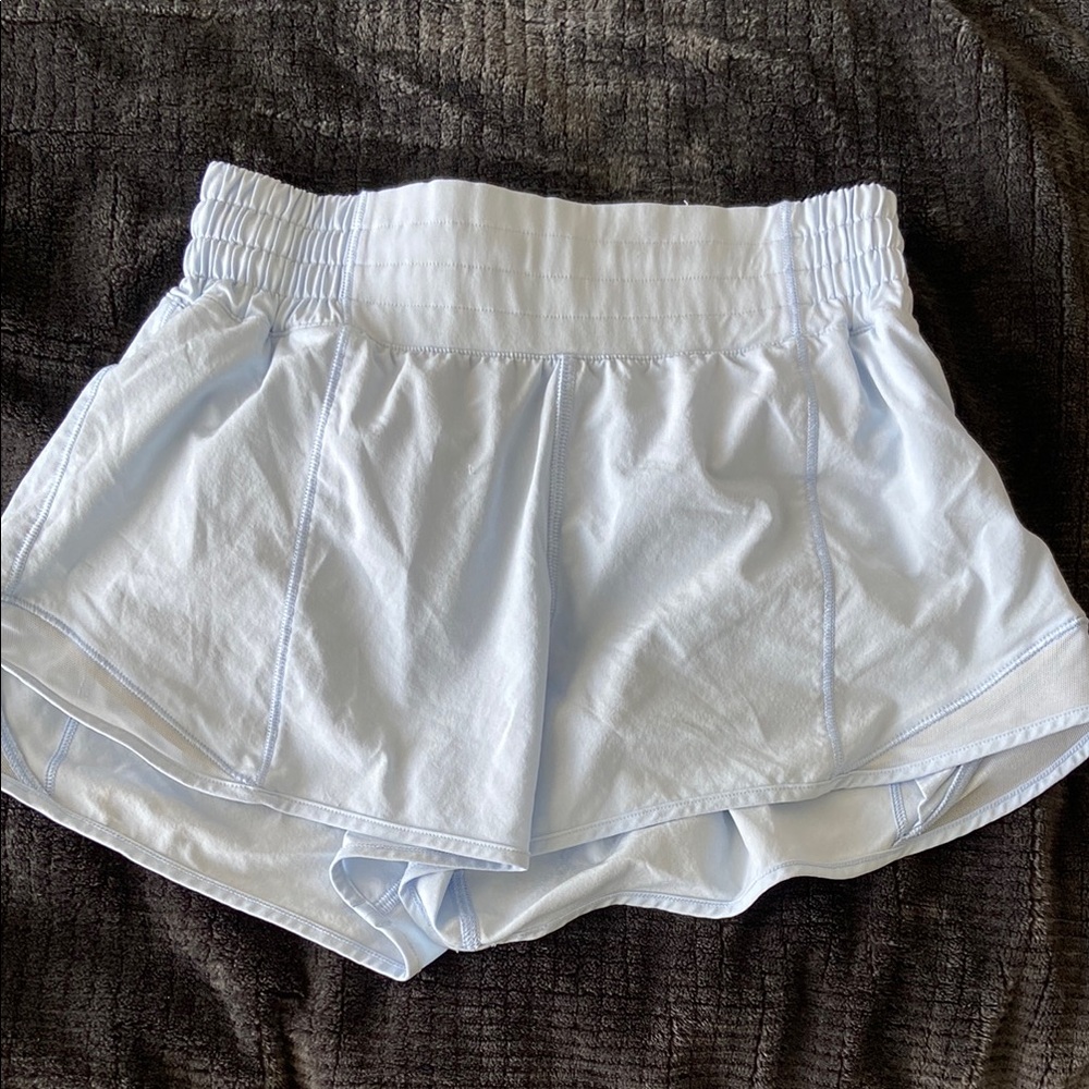 Lululemon Athletica Light Blue Athletic Shorts
